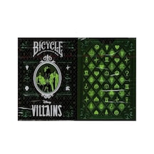Bicycle Disney Villains Green Oyun Kağıdı İskambil Kartları