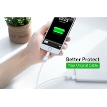Apple Uyumlu  Ios Uyumlu-Androıd Usb Kablo Koruyucu Her Modele Uygun