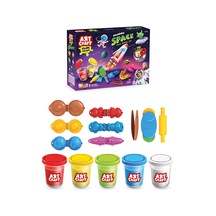 Dede Art Craft İnanılmaz Uzay Bebek Oyun Hamuru Seti +3 Yaş 3 Adet