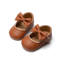 Jmsstore Kız Bebek İlkadım Ayakkabısı-Kahverengi