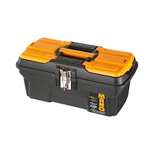 Mano Mg/16 Organizerli Metal Kilitli Takım Çantası/grip Serisi, Polipropilen, Siyah/sarı, 16