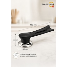 Mainshop 1 Adet Isıya Dayanıklı Dikey Tasarım Tencere Tava Kapağı Tutma Kolu M-1056