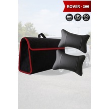 Rover 200 Uyumlu Bagaj Çantası Koltuk Yastığı Siyah Renk Lüks Model