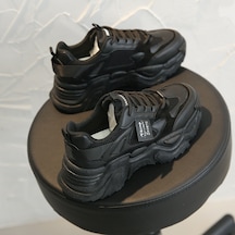 Sones K819 Bahar Aşınmaya Dayanıklı Spor Ayakkabı Kaymaz Nefes Alabilen Günlük Ayakkabılar Siyah
