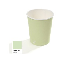 8 Oz Single Wall Baskılı Karton Bardak Açık Yeşil 2000 Adet 2000