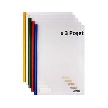 Bigpoint Sıkıştırmalı Rapor Dosyası 7mm - 5 Renk X 3 Poşet Diğer