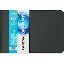 Canson Graduate Suluboya Defteri Sert Kapaklı - Yatay 250g 21,6x14 56 Sayfa