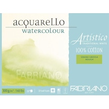 Artistico Traditional White 300 Gr. - 31 X 41 Suluboya Kağıdı Blok Kaba Grenli Genel
