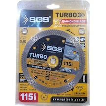 Sgs Turbo Elmas Hassas Kesici 115mm X 1.2mm Sgs2324