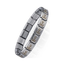Osmanlı Üç Hilal Bayrağı İtalyan Charm Unisex Çelik Bileklik Scb58 Beyaz 70305626