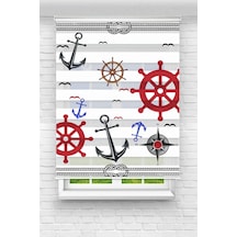 Perdeoutlet38 Baskılı Renkli Dümenli Dijital Baskılı Zebra Perde-cocuk Odası-stor Perde Model:tyc47b4e326227479ba3f3600 Çok Renkli