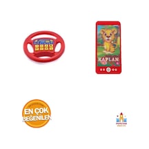 Kaplan Oyuncak Telefon Ve Pilli Sesli Oyuncak Direksiyon Seti