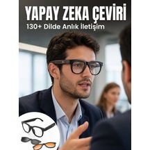 Yapay Zekâ Destekli Bluetooth Akıllı Gözlük Açık Kulak Ses Teknolojisi Müzik Dinleme Ve Telefon Görüşmesi - B