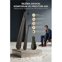 Mey İthalat 3 Boy Metal Çekecek Seti Rezina Design 719376