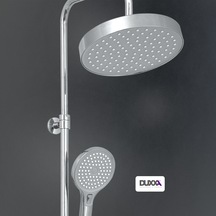 Duxxa Icon Termostatik Bataryalı Rain Duş Seti Krom Dtb.112 Krom