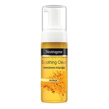 Neutrogena Soothing Clear Köpük 150ml Lekeli Ve Hassas Ciltler İçin Zerdeçal Özlü Yüz Yıkama Jeli, Derinlemesine Temizler, Nazik Günlük Temizleyici