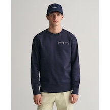 Gant Erkek Sweatshırt 2003243-433 2003243-433 Lacivert Lacivert