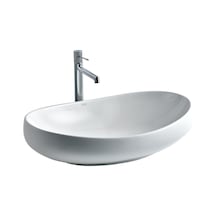 E-5257 Tezgah Üstü Porselen Lavabo Beyaz