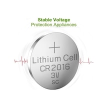 Cr2016 Pil 20'li Paket Lityum Düğme Pil 3v 2016