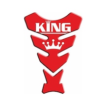 Universal Motosiklet Tank Pad Kırmızı King
