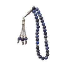 Pozitif Doğal Taş Doğal Sodalit Tesbih - 8 Mm. 347-1