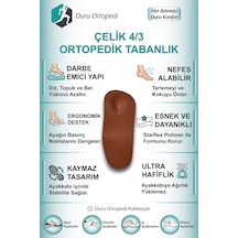 Çelik Destekli Ortopedik Tabanlık 4/3 1 Çift