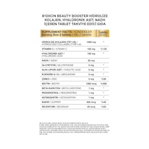 Bioxcin Beauty Booster 60 Tablet - Kolajen Nadh+ Co Q10 Glutatyon Biotin Astaksantin Resveratrol Hya Asit.