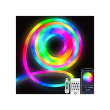 Pixel Neon Led Set 5 Metre Rgb Kumandalı Esnek Şerit Neon Led Sese Duyarlı