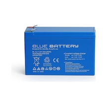 Blue Battery 12 Volt 7 Amper Bakımsız Kuru Akü Ups Aküsü
