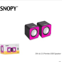 Snopy  Sn-66 2.0 Usb Speaker  Pembe