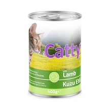 Catty Soslu Kuzu Etli Kedi Konservesi 400 Gr