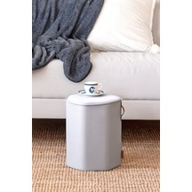 Dekoratif Köşegen Puf/tabure Meek Gri