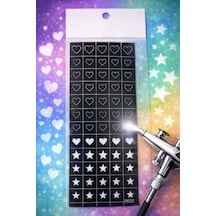Pro Art Airbrush Nail Stencil Series No:03