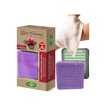 Phytoflora Üzüm Çekirdeği Özlü Sabun + Sabunluk + Kese