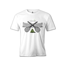 Tenis - In Courts Beyaz Erkek Tshirt