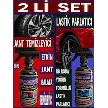 Lastik Parlatıcı 500 Ml + Jant Temizleyici 500 Ml 2 Li Set