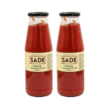 Sade Organik Domates Püresi 680 Gr. 2 Li Paket