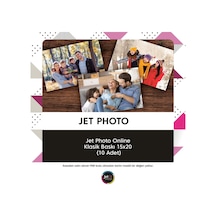 Jet Photo Onlıne Klasık Baskı 15x20 10 Adet 4 Adet