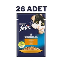 Felix Tavuklu Yetişkin Kedi Konservesi Pouch 26x85 Gr