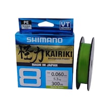 İp Misine Shimano Kairiki Mantis Green Yeşil 0,06mm 300mt 8kat - Standart