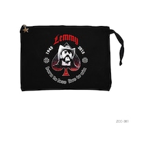 Zepplin Giyim Lemmy Siyah Clutch Astarlı Cüzdan / El Çantası