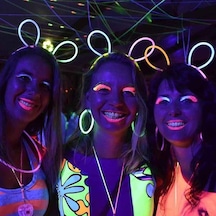 Glow Taç Fosforlu Taç Karışık Renk 12 Adet