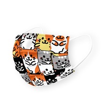 Maske Tek Kullanımlık Çocuk için Kedi Desenli 50 Adet