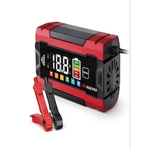 12v/8a Pulse Onarım Modlu Akü Şarj Cihazı Dijital Göstergeli Akıllı Akım Korumalı - Kış/yaz
