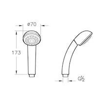 Supermarket1 Nano 1f A45696 Krom Duş Seti - Yenilikçi Tasarım Krom