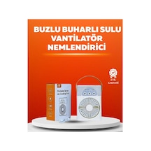 Mini Usb Klima Fan 3 Kademeli Spreyli Hava Soğutucu Taşınabilir - Ssssss1750-6132 Renkli