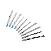Professional 10 Parçalı Dekupaj Testere Bıçağı Seti Basic For Wood And Metal Ahşap Ve Metal İçin, Dekupaj Teste çok renkli