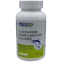 Nutrivita Nutrition Glucosamine Shark Cartilage Collagen 180 Tablet Köpek Balığı Kıkırdağı Kolajen