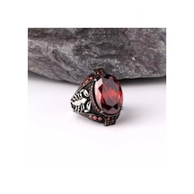 Zirkon Taşlı Akrep Model 925 Ayar Gümüş Erkek Yüzük Silver Gümüş