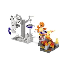 Brands Pokemon Action Figure Yapı Oyuncakları, Charmander&apos In Ateş Tipi Spin, 81 Parça, 1 Yapılabilir Karakter Ve Dönüş Hareketi, Çocuklar İçin